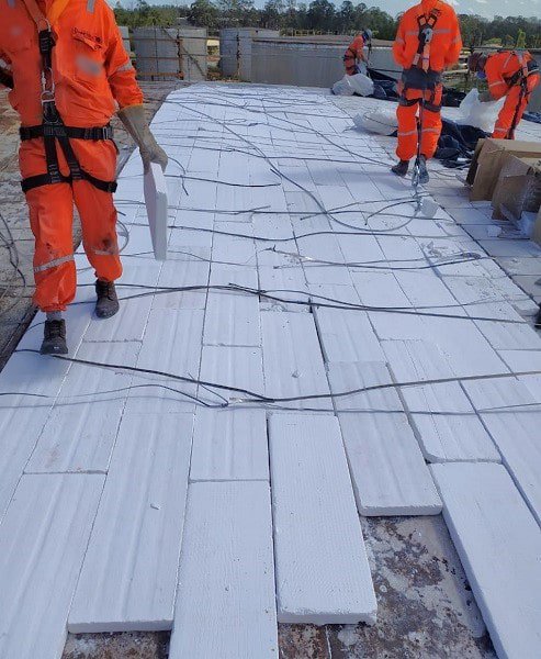 Obras com Silicato de Cálcio da Isopur