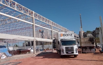 Lã de Vidro Isopur, a IsoFelt, Instalada em Centro de Distribuição