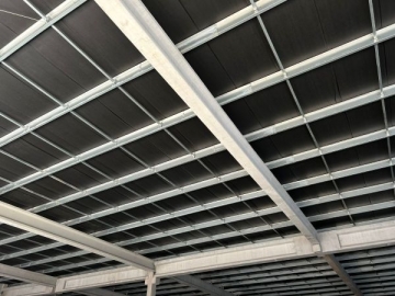 Lã de Vidro IsoFelt Black Instalado em Shopping Center