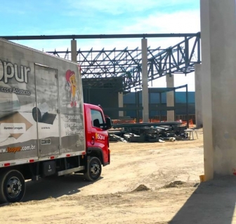 Lã de Vidro Isopur, a IsoFelt, Instalada em Obra Aeroportuária