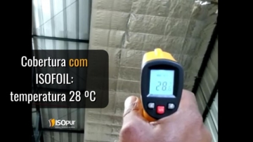 Subcobertura da Isopur Reduz até 12 ºC a Temperatura