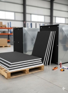 IsoLiner - Painel Termoacústico para Dutos de Ar